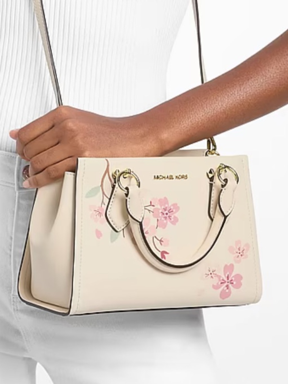 MICHAEL KORS Marilyn Small Embellished Satchel Crossbody - Picture 6 of 7